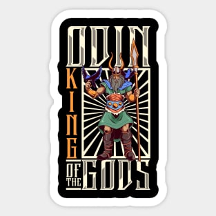 Viking godfather Odin Sticker